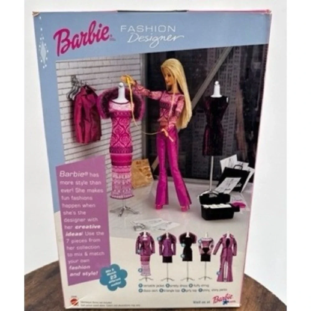 Vintage NEW Mattel Barbie Fashion Designer Doll Set Y2k Boho Chic Y2K 2002